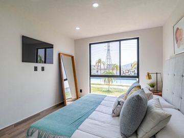 DEPARTAMENTO NUEVO EN VENTA EN XOCHITEPEC A 15 MINUTOS DE CUERNAVACA CON 3 RECAMARAS, CANCHAS DEPORTIVAS