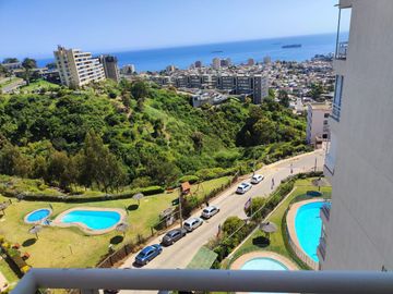 Se vende departamento Condominio Bosques de Agua Santa, Viña del Mar.