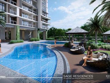 Sage Residences Studio Condo Unit near SM Mega Mall, Starmall Edsa Shaw, Shangri-La Plaza, Boni Station, TV5 Media Center, SMDC Light Mall