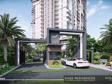 Sage Residences Studio Condo Unit near SM Mega Mall, Starmall Edsa Shaw, Shangri-La Plaza, Boni Station, TV5 Media Center, SMDC Light Mall