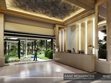 Sage Residences 1 Bedroom Condo Unit near SM Mega Mall, Starmall Edsa Shaw, Shangri-La Plaza, Boni Station, TV5 Media Center, SMDC Light Mall