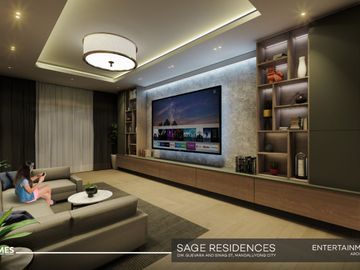 Sage Residences Pre Selling 3 Bedroom Condo Unit near SM Mega Mall, Starmall Edsa Shaw, Shangri-La Plaza, Boni Station, TV5 Media Center, SMDC Mall