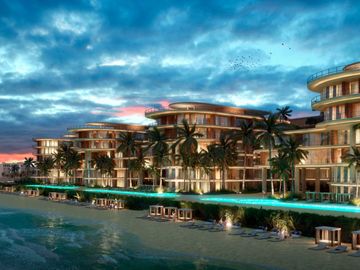 Departamento en venta, vista al mar, pre-construcción, Centro, Playa del Carmen