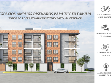 FLAT MODERNO DE ESTRENO EN SAN ISIDRO VISTA EXTERNA