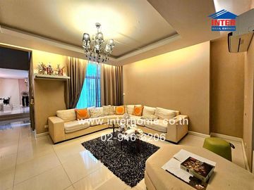 2-storey detached house, 96.2 sq.w., Home Place Rangsit Village, opposite Workpoint Company, Khlong Prem Prachakon Road, Rangsit-Pathum Thani Road, Mu