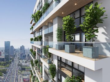 Venta de Moderno Departamento Estreno en Javier Prado Este