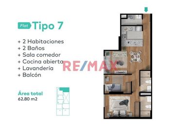 Departamento De Estreno En Venta En Jesús María 62.37M2