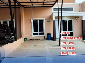 dijual rumah baru ready stock tanpa DP karang satria bekasi
