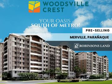 PRE-SELLING: Woodsville Crest, Pine Buildinng by RLC Residences, Merville, Parañaque City