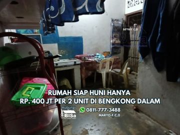 Ready-to-Move-In House Only IDR 400 Million for 2 Units in Bengkong Dalam, Near Schools and Markets