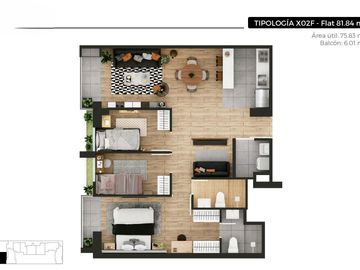 Departamento Flat En Venta De Estreno En Surquillo 82M2