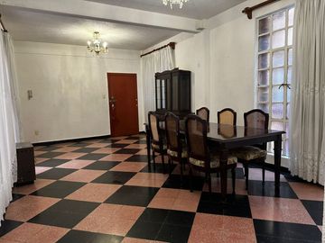Venta departamento Art-déco de 117m2, 2 recámaras, 2 patios, en colonia Narvarte Pte.