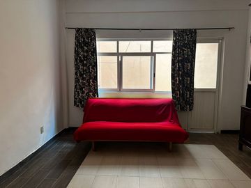 Venta departamento Art-déco de 117m2, 2 recámaras, 2 patios, en colonia Narvarte Pte.