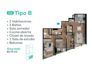 Departamento De Estreno En Venta de estreno en Magdalena Del Mar 80.32M2