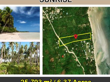 25,793 m2 White Beachfront Coconut Sunrise