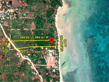 25,793 m2 White Beachfront Coconut Sunrise