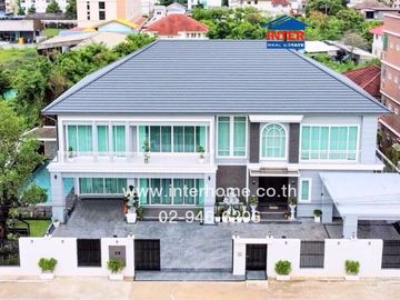 2-storey detached house, 200 sq m., detached house near Ramkhamhaeng University 2, Soi Wat Thung Setthi, Intersection 15, Kanchanaphisek Road, Bangna-