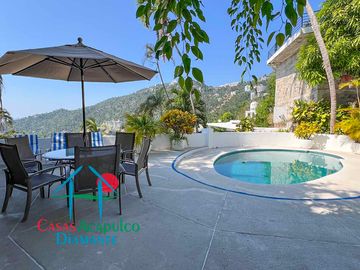 Casa en renta mensual y vacacional con terraza y alberca privada