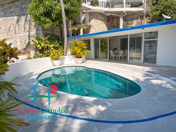 Casa en renta mensual y vacacional con terraza y alberca privada