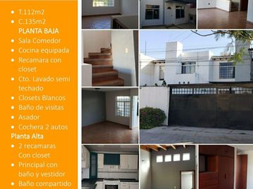 Excelente oportunidad, super ubicadísima, a 1 cuadra del Nuevo Hospital General de Qro, 3 recamaras, 2.5 baños, sala de TV