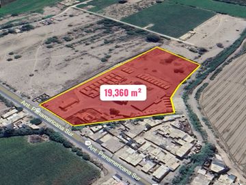 VENDO O ALQUILO: LOCAL INDUSTRIAL 20MIL M²- PANAM. SUR. CHINCHA BAJA