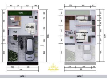 Rumah 2 lantai  di sayap Setiabudi Bandung