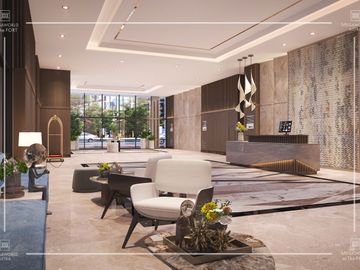 Studio With Balcony 45.5 sqm For Sale Uptown Modern Preselling Bgc Condo in Taguig City