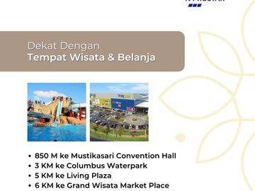 Rumah GAP Kota Bekasi Timur, Baru 2/1 LANTAI Mewah Harga Murah di Dekat Tol Stasiun LRT, Jual Dijual