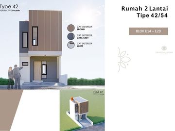 Rumah GAP Kota Bekasi Timur, Baru 2/1 LANTAI Mewah Harga Murah di Dekat Tol Stasiun LRT, Jual Dijual