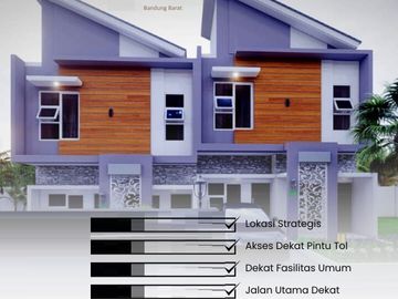 Rumah GVV Dekat Pemda,Tol,Stasiun Padalarang, 2/1 LANTAI, Cipulus Ngamprah Bandung Barat Jual Dijual