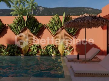 Stylish Tulum-Style Villa in Peaceful Kelating – 2 Bedrooms with Ricefield Views