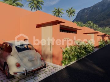 Stylish Tulum-Style Villa in Peaceful Kelating – 2 Bedrooms with Ricefield Views
