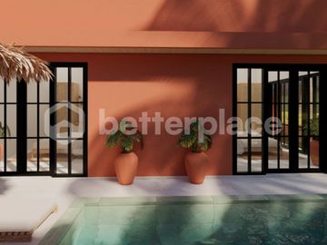 Stylish Tulum-Style Villa in Peaceful Kelating – 2 Bedrooms with Ricefield Views