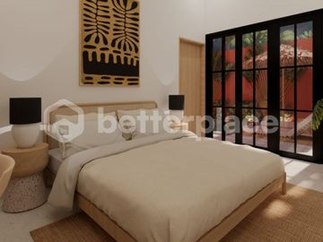 Stylish Tulum-Style Villa in Peaceful Kelating – 2 Bedrooms with Ricefield Views