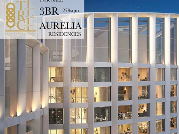 3 Bedroom Unit For Sale in Aurelia Residences, West Tower, Taguig City