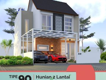 Rumah Hisa Cibinong, Baru 2 LANTAI Harga Murah Mewah Townhouse New Tengah Cibinong Bogor Jual Dijual