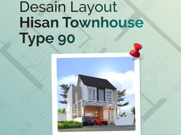 Rumah Hisa Cibinong, Baru 2 LANTAI Harga Murah Mewah Townhouse New Tengah Cibinong Bogor Jual Dijual