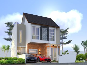 Rumah Hisa Cibinong, Baru 2 LANTAI Harga Murah Mewah Townhouse New Tengah Cibinong Bogor Jual Dijual