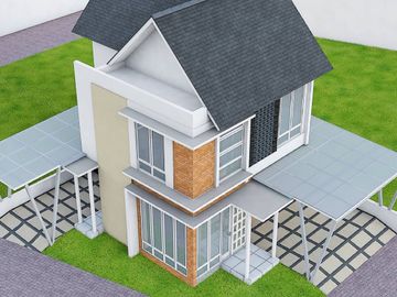 Rumah Hisa Cibinong, Baru 2 LANTAI Harga Murah Mewah Townhouse New Tengah Cibinong Bogor Jual Dijual