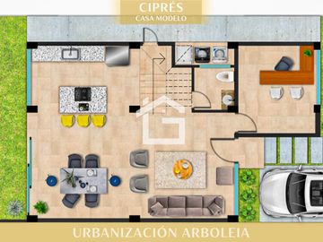 Casa en Venta en Urbanización Arboleia, Modelo Ciprés, Machala