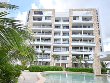 Departamento en Venta a pie de la Playa, amueblado,  Telchac, Yucatan