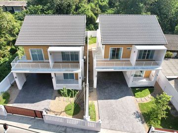 4 Bedrooms detached house for sale Minimal Muji style in Mueang Kaew, Mae Rim. Close to Nong Jom intersection. Fully furnished.