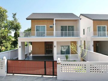 4 Bedrooms detached house for sale Minimal Muji style in Mueang Kaew, Mae Rim. Close to Nong Jom intersection. Fully furnished.