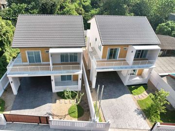 4 Bedrooms detached house for sale Minimal Muji style in Mueang Kaew, Mae Rim. Close to Nong Jom intersection. Fully furnished.