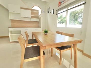 4 Bedrooms detached house for sale Minimal Muji style in Mueang Kaew, Mae Rim. Close to Nong Jom intersection. Fully furnished.