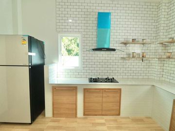 4 Bedrooms detached house for sale Minimal Muji style in Mueang Kaew, Mae Rim. Close to Nong Jom intersection. Fully furnished.