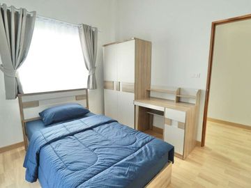 4 Bedrooms detached house for sale Minimal Muji style in Mueang Kaew, Mae Rim. Close to Nong Jom intersection. Fully furnished.