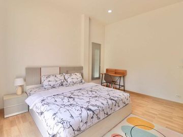 4 Bedrooms detached house for sale Minimal Muji style in Mueang Kaew, Mae Rim. Close to Nong Jom intersection. Fully furnished.