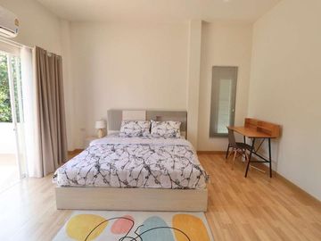 4 Bedrooms detached house for sale Minimal Muji style in Mueang Kaew, Mae Rim. Close to Nong Jom intersection. Fully furnished.