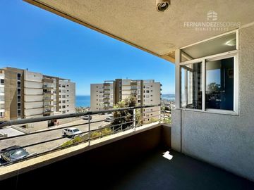 VIÑA DEL MAR - VENDE DEPTO 3D 2B 1E 2 BODEGAS - AGUA SANTA